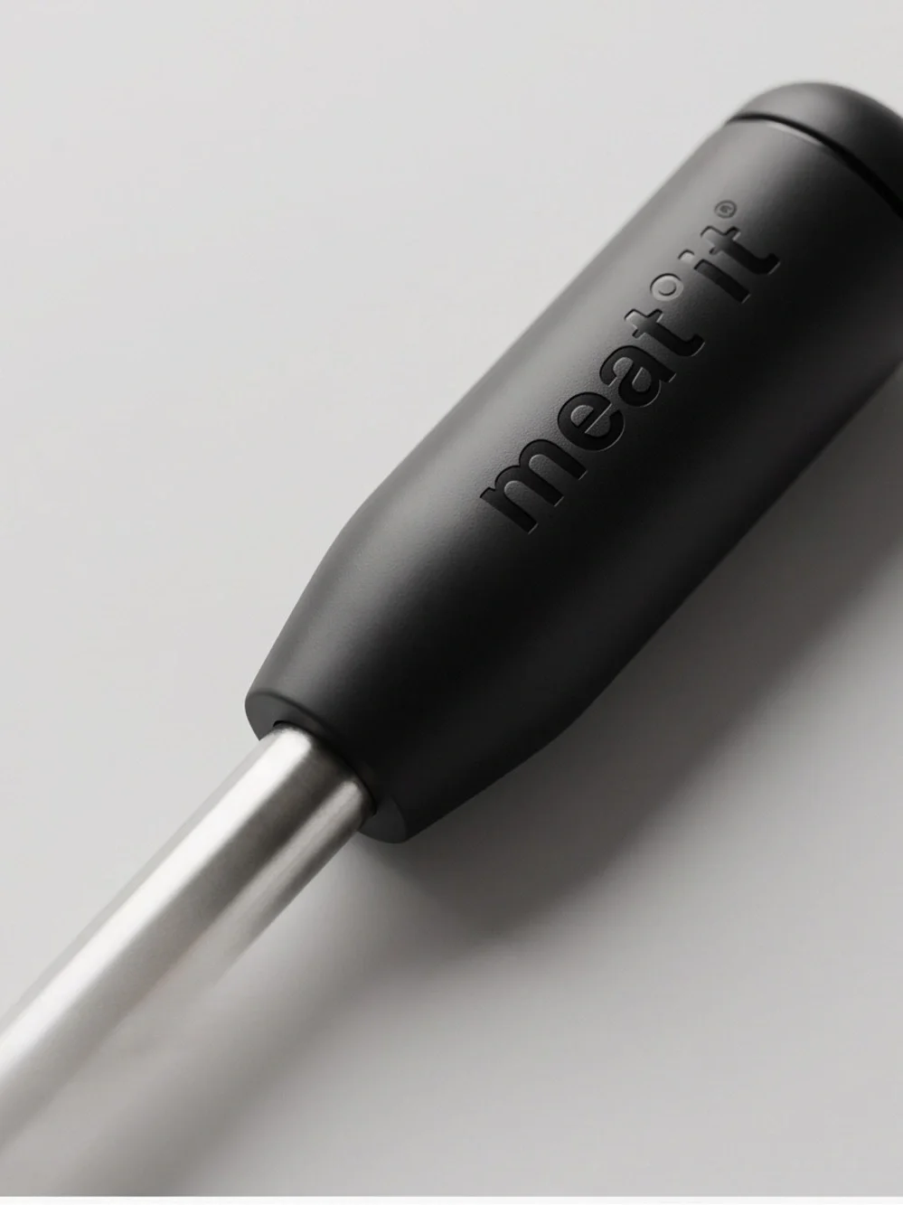 meat'it Wireless Cooking Thermometer Probe - Black/Silver by Mastrad